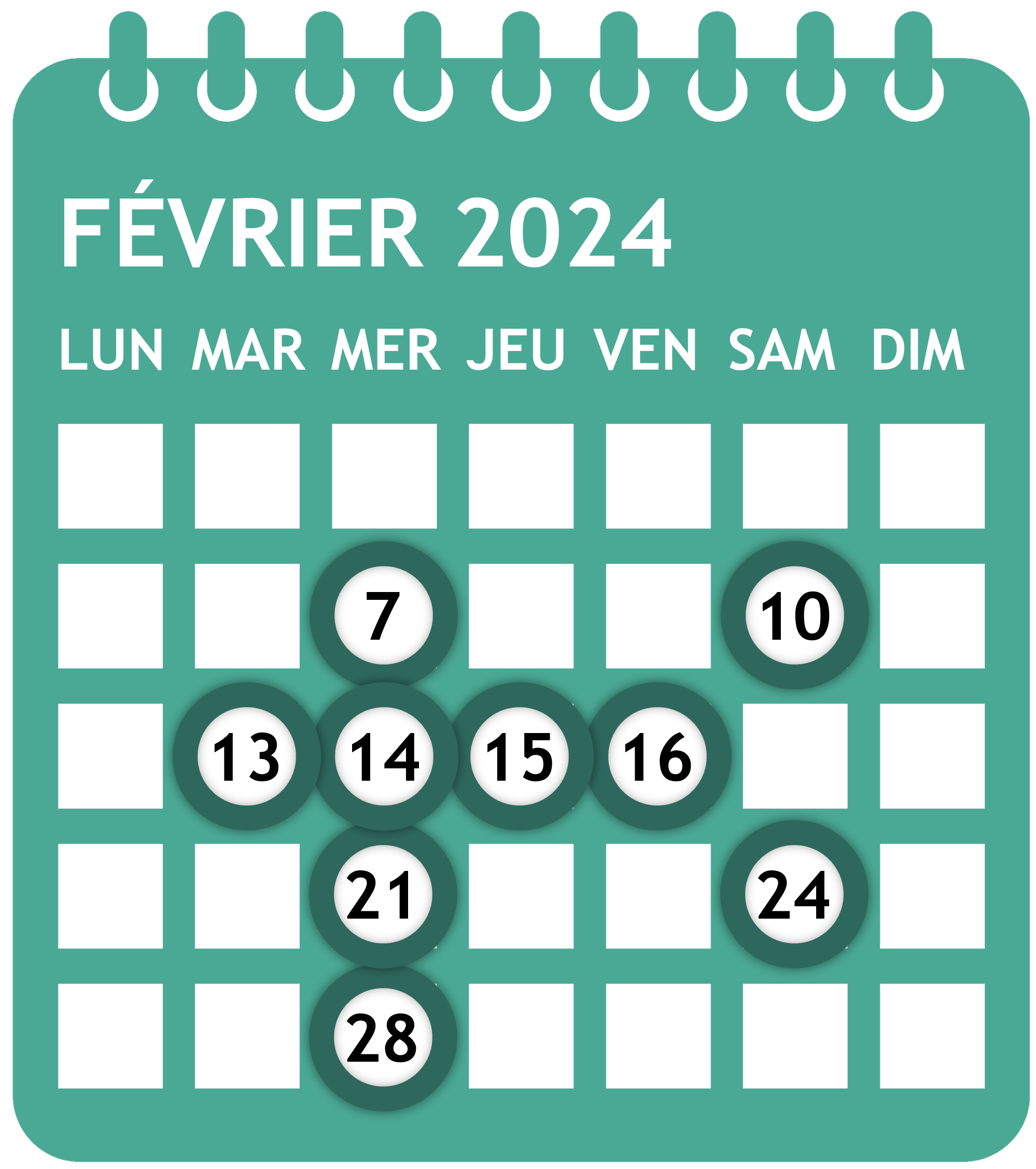 Agenda newsletter février 2024