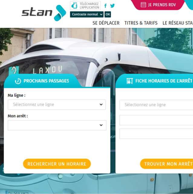 Site internet du réseau Stan