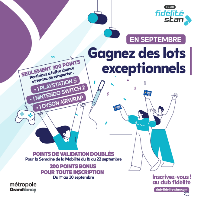 En septembre, gagnez des lots exceptionnels ! 