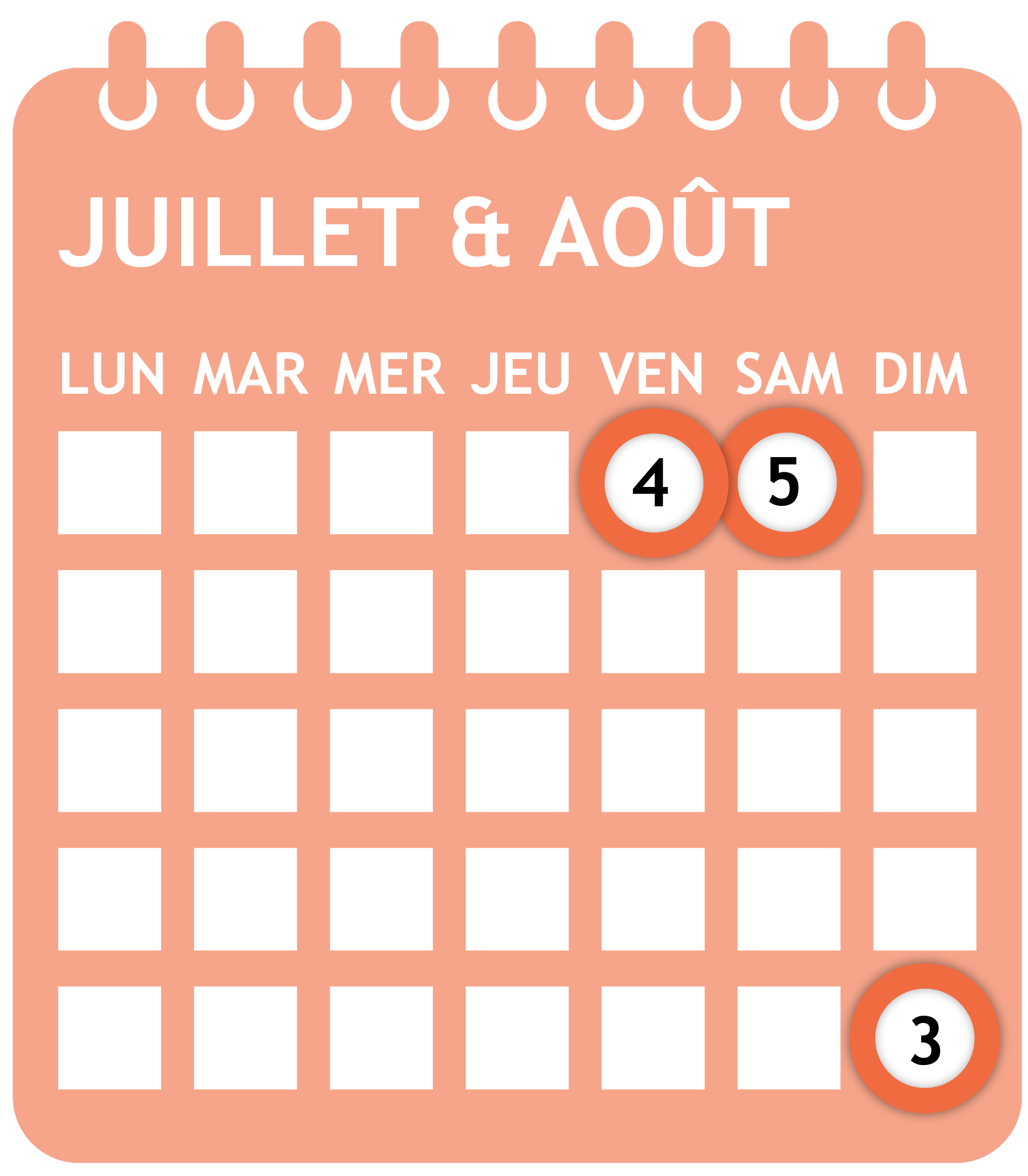 Calendrier newsletter décembre 2024