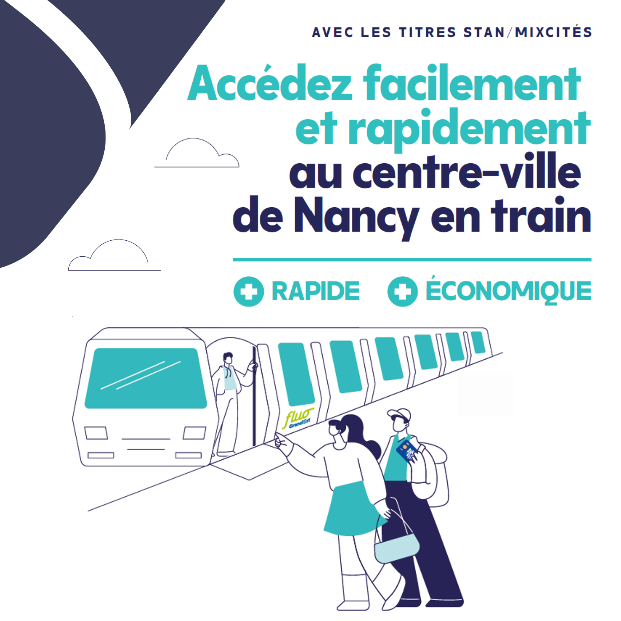 Accédez facilement et rapidement au centre-ville de Nancy en train