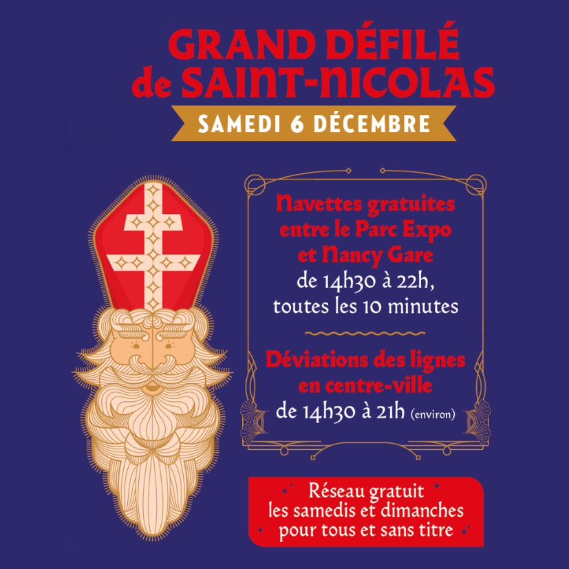 Grand défilé de Saint-Nicolas - Samedi 6 décembre 2025