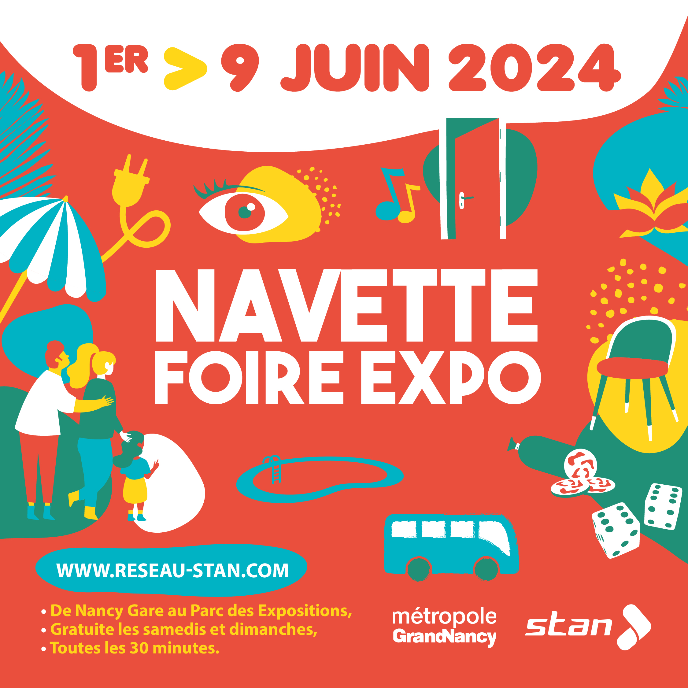 Navette Foire Expo du 1er au 9 juin