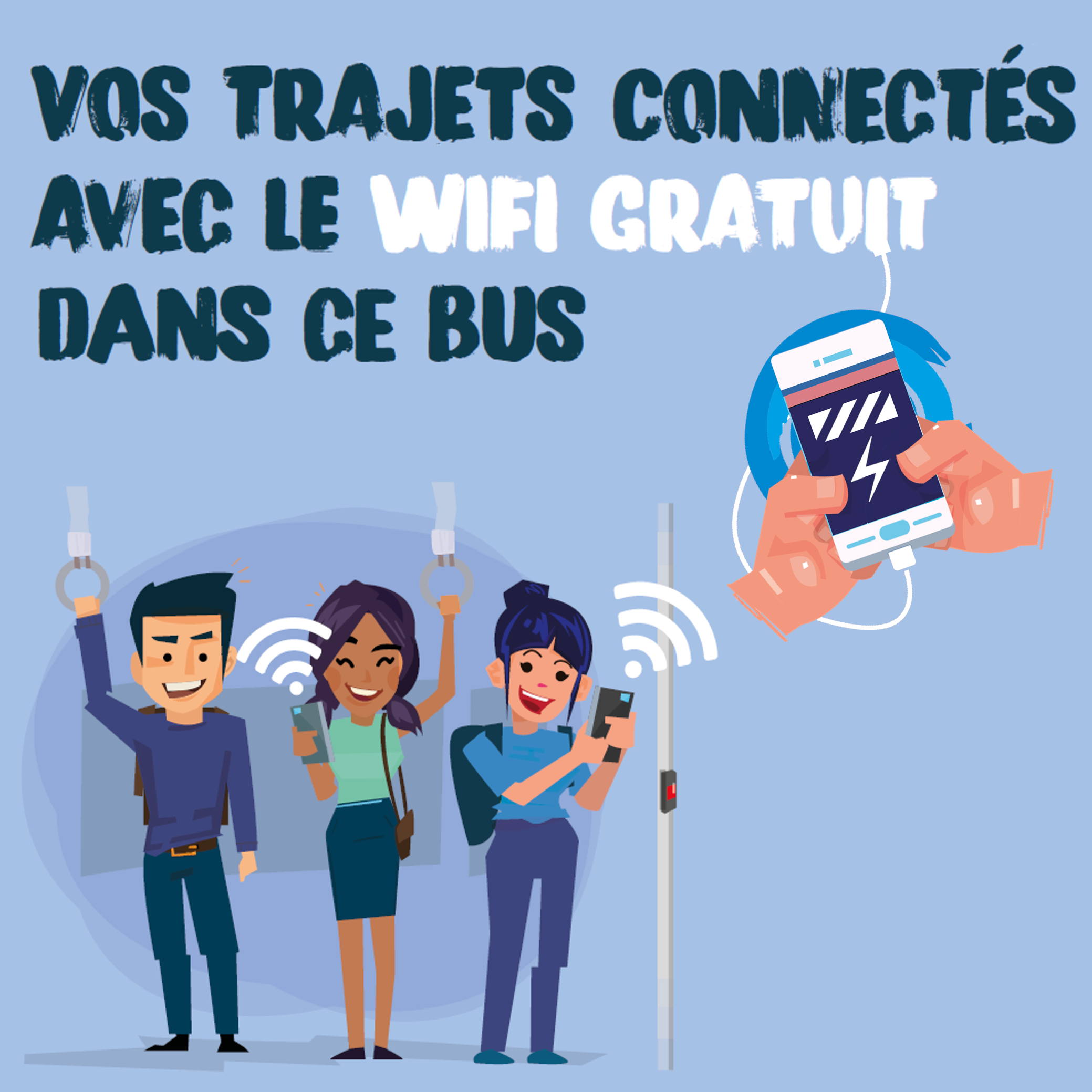 Vos trajets connectés avec le wifi gratuit dans ce bus