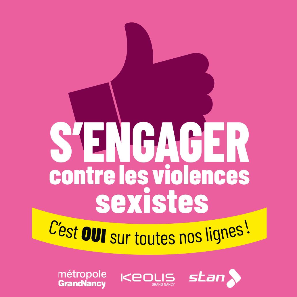 S'engager contre les violences sexistes, c'est oui sur toutes nos lignes ! 
