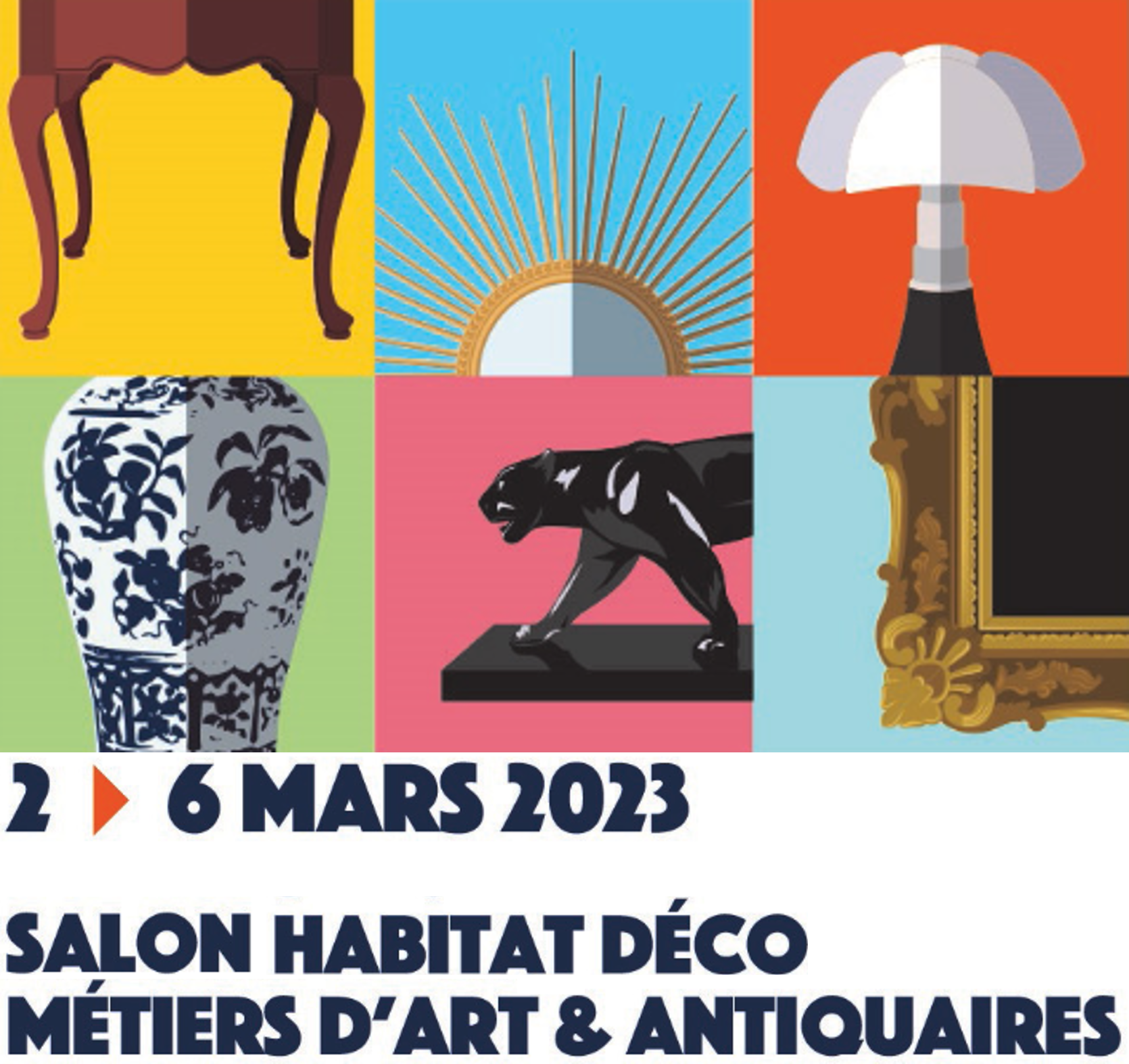 Du 2 au 6 mars, Salon Habitat, Déco, Métiers d'Art et Antiquaires.