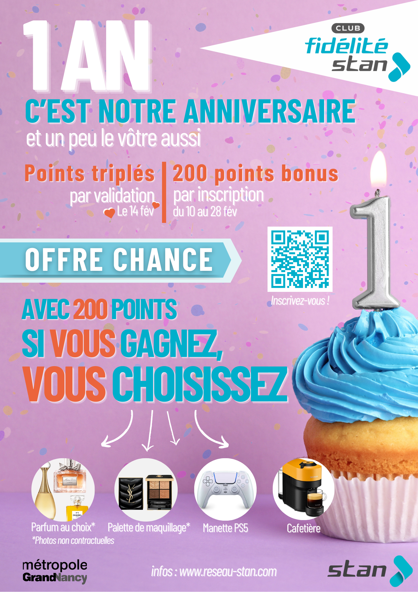 1 an du Club Fidélité Stan